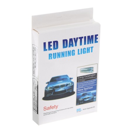 Daytime running lights, 12 V, 24 W, 8 LED, 6500 K, wire 80 cm, set 2 pcs-6