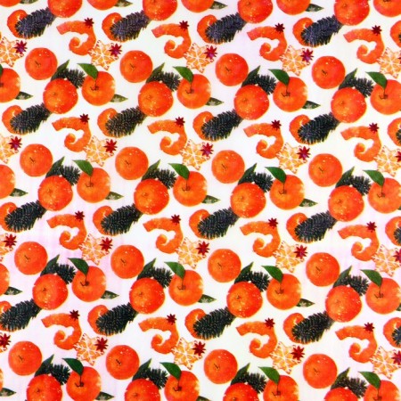 Paper Packaging Mandarins, 50 x 66 cm, New Year