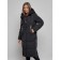 Coat insulated winter female, size 48, black color