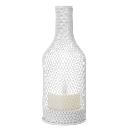 Nightlight "lantern with a candle" LED from batteries 2haa white 9.5x9.5x25.5 cm Risalux-7