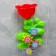 A set of bath toys "Flower - Mill", with a watering can