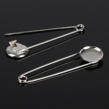 The basis for the pin (set of 3 pcs.), L = 7 cm, platform is 1.9 cm, the color of silver