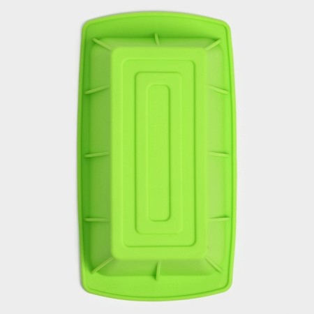 Baking uniform “Bread”, silicone, 25.5 × 13.5 × 6 cm, light green color-3
