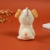 Tekstil key "Cute puppy" beige 5x6x10 cm