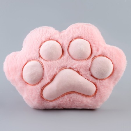 Soft toy "paw", pink color