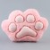 Soft toy "paw", pink color