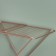 Sushilka for linen is floor folding, working length 20 m, height from the floor 95 cm, width 54 cm, color pink gold