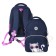 School backpack, 40 x 27 x 20 cm, Grizzly, ergonomic back, laptop department, blue