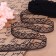 Capricon lace, 15 mm × 10 ± 1 m, black color No. 2