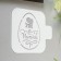 Plastic stencil "Egg with Easter" 9x9 cm