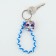 Key keychain children's cord "Asterisk" 15 x 6 cm