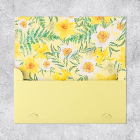 Money envelope "Congratulations", flowers, 19 x 0.7 x 9.5 cm-4