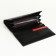 Women's wallet on magnets, black color