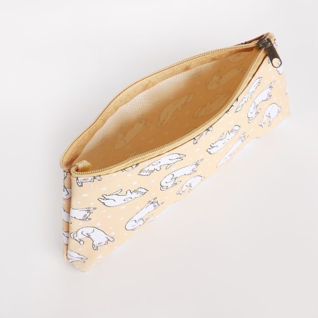Lightning cosmetic bag, yellow color-2