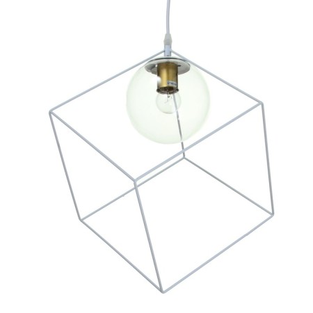 Lamp Bayerlux 2467/1wt E27 40W White 25x25x25-125 cm-1
