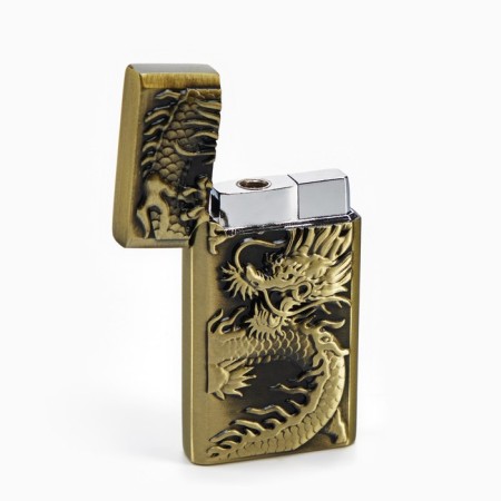 Gas lighter "Dragon", Piezo, 1.1 x 3.5 x 6.4 cm-1