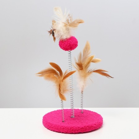 Teaser on the basis of "carnival", 15 cm, brown/pink-1