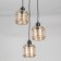 Suspended Citilux “Taverna” CL542232, 26x26x120 cm, 3x75W, E27, Black Color Black