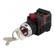 BSW10-AKS-2-K02E AKS-22 ERA switch Black with a key 2 position I-0 1Z+1R