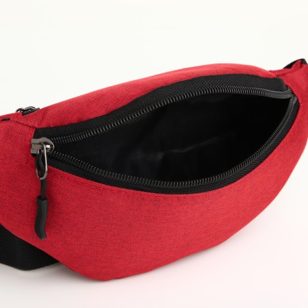 Waist bag, 23*8*11 cm, lightning department, 2 n/pocket, red-5