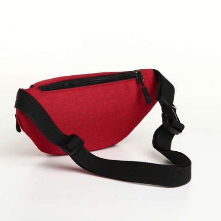 Waist bag, 23*8*11 cm, lightning department, 2 n/pocket, red-3