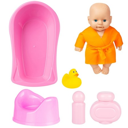 Pups, with bathing accessories, 20 cm-3