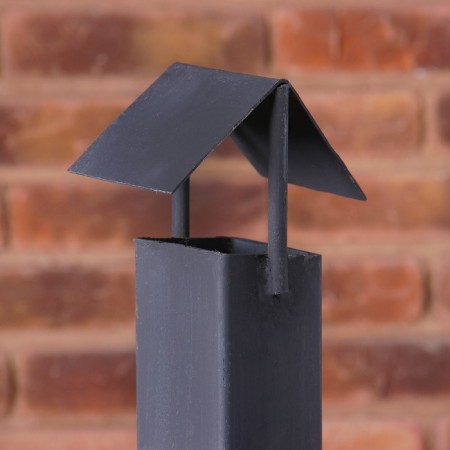 Bake under a cauldron 22 l d = 46 cm, with a chimney, with a door-6
