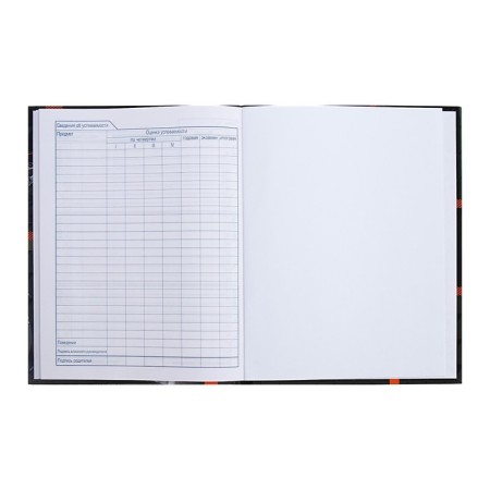 Universal diary for grades 1-11 faster than wind, solid cover, glossy lamination, 40 sheets-8