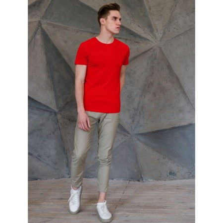 Male T -shirt, size 44, red color-5