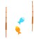 Developing a “blow out fish” in a package