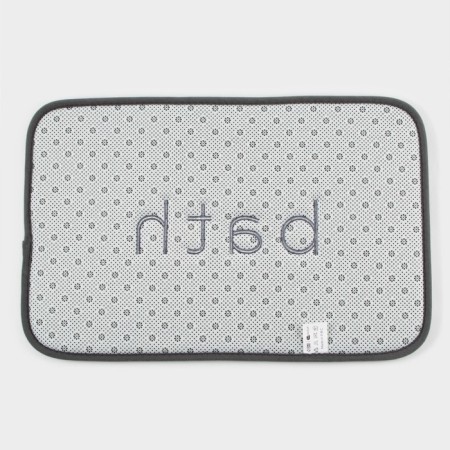 Bath and toilet rug Savanna Bath, 40 × 60 cm, graphite color-3