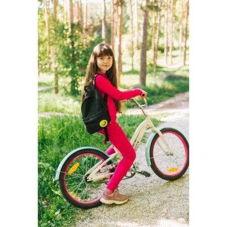 Reflective stickers "smiles", d = 6.5 cm, 6 pcs on the sheet, yellow color-5