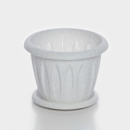 Pot with the Felicia Podon, 400 ml, marble color-2