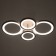 Ring chandelier LED 80W brown 2700-6400K 60x45x14