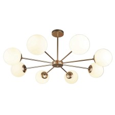 Lamp on the ESCADA rod, 2110/8P Gold. 8x40W, E14, 980x980x420 mm, Shampan