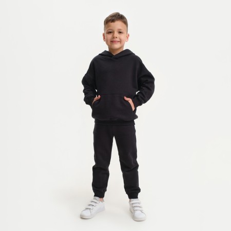 Kid for children (hoodies, trousers) KAFTAN "BASIC Line", size 28 (86-92), black color-1