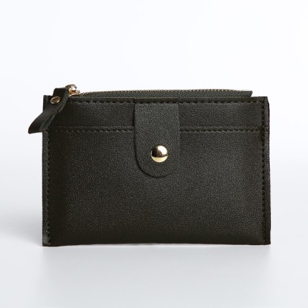 Cardholder with lightning, green color