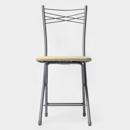 Set of folding chairs "Nika 1", 2 pcs, ivory color-5