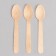 Tablespoons wooden, 14 cm, 12 pcs