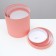 Set of round boxes 5 in 1 "paints", peach, 25 x 25 x 25 - 19 x 19 x 19 cm