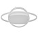 Causteen with PDU 1221/1wt LED 90W 3000-6000k white 50x50x9 cm Bayerlux
