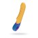 Unrealistic vibrator PMV Tone G-Spot, silicone, yellow, 23 cm