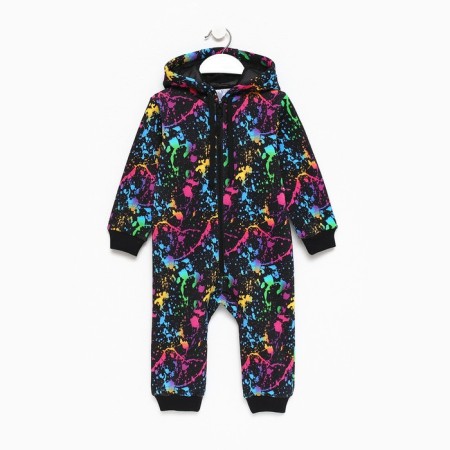Combineson children, black/pink color, height 68 cm-6
