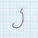 Offset hooks Yugana Wide Range Worm Big Eye, No. 6, 4 pcs.
