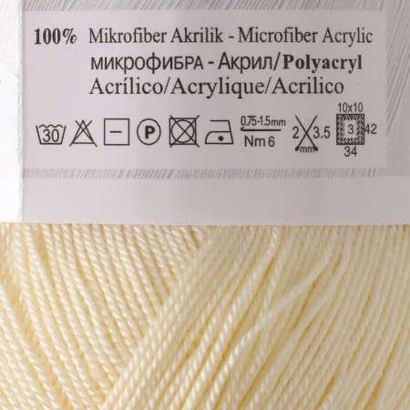 Yarn "Diva Fine" 100% microfiber 600m/100g (01)-3