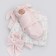Set for discharge Winter Kinderlitto "Rabbit", 6 items, height 56-62 cm, pink color