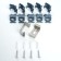 Line LED LED Feron AL4064, IP65, 18 W, 1276x60x55 mm, color gray color