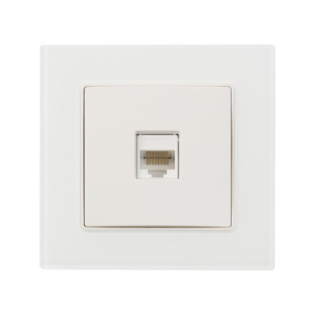 Sobck Single Single Tot Glossy Glass, Hidden, Glass, White-2