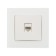 Sobck Single Single Tot Glossy Glass, Hidden, Glass, White