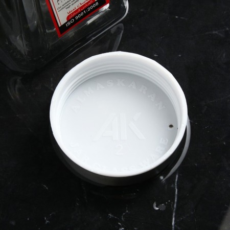 Bank for bulk products "Eiffel", glass, 1.2 l, Iran-3